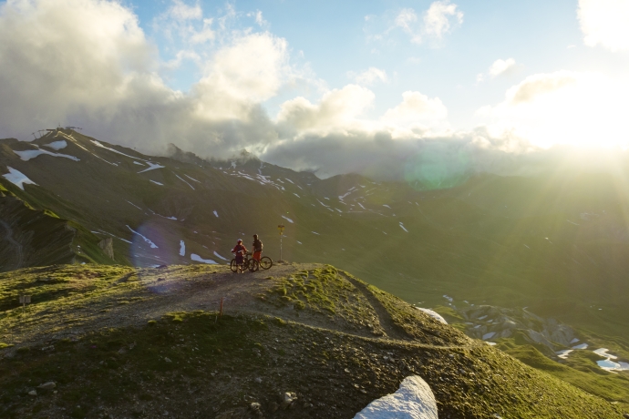 Auf dem Schmugglertrail beim Salaaser Kopf Auf dem Schmugglertrail beim Salaaser Kopf